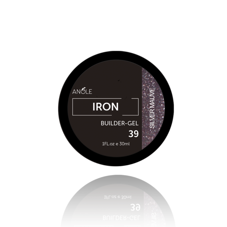 #39 Silver Mauve iron pot 30ml