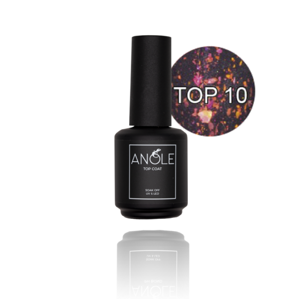 #10 TOPCOAT (NO WIPE) fles 15ml