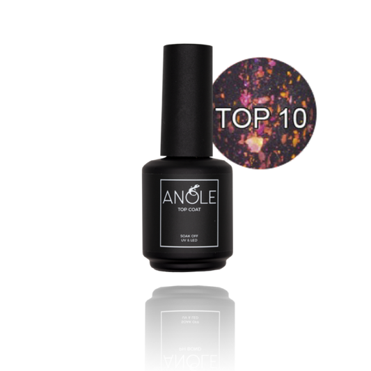 #10 TOPCOAT (NO WIPE) fles 15ml