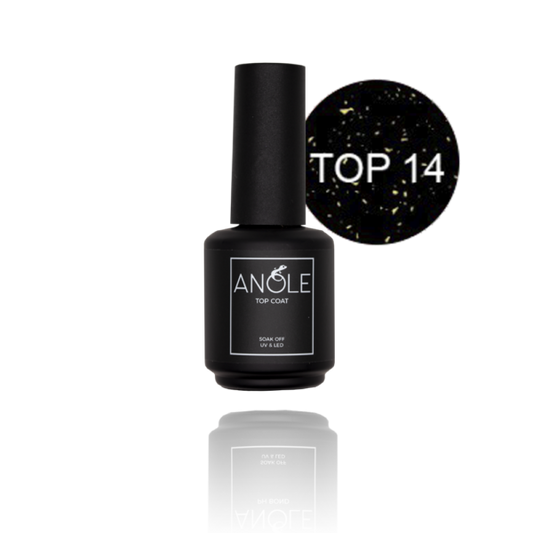 #14 TOPCOAT (NO WIPE) fles 15ml