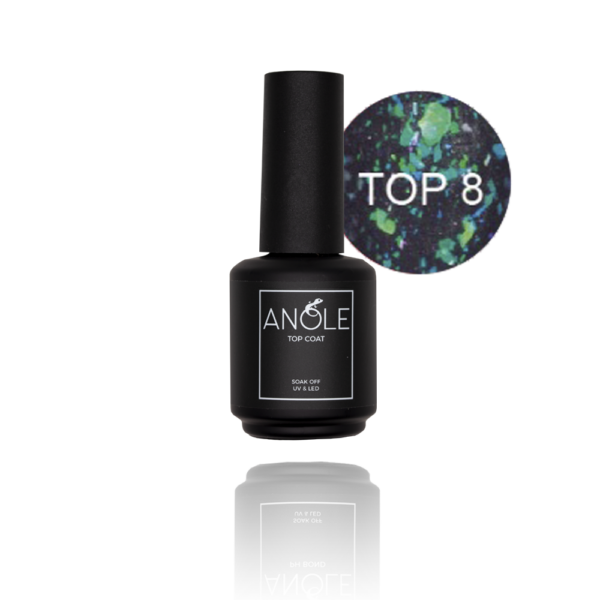 #8 TOPCOAT (NO WIPE) fles 15ml