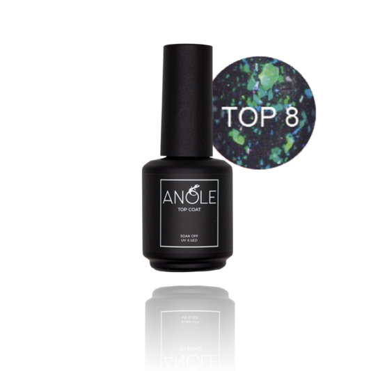 #8 TOPCOAT (NO WIPE) fles 15ml