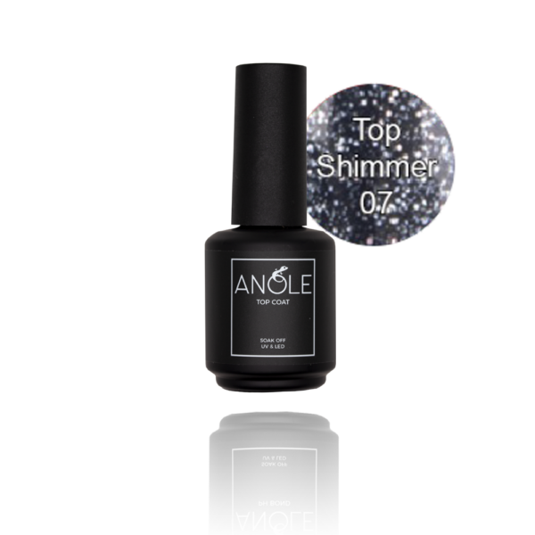 #7 SHIMMER TOPCOAT fles 15ml
