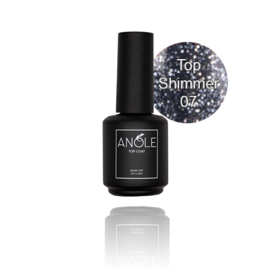 #7 SHIMMER TOPCOAT fles 15ml