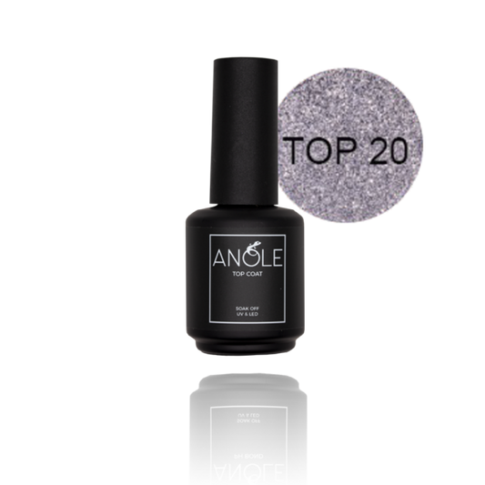 #20 TOPCOAT (NO WIPE) REFLECTEREND fles 15ml